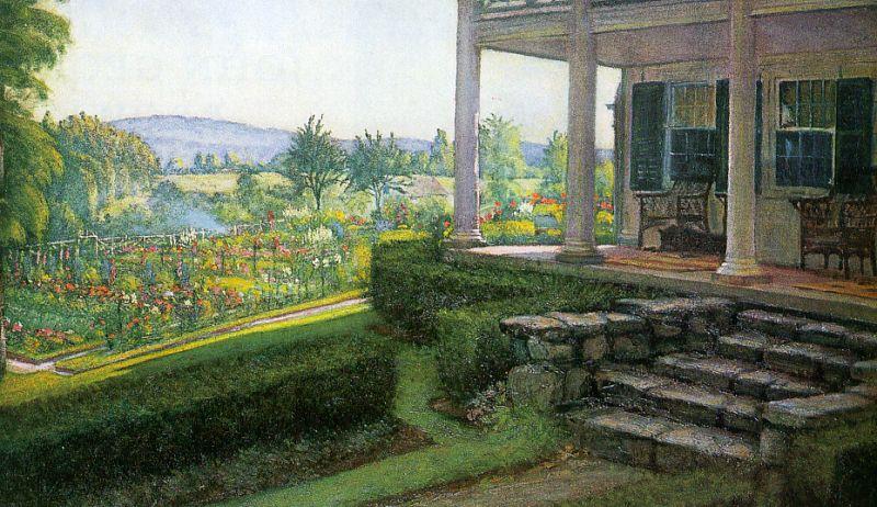 Walter I Cox The Front Porch Sweden oil painting art